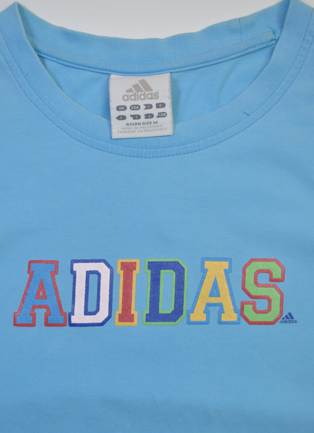 adidas logo tee