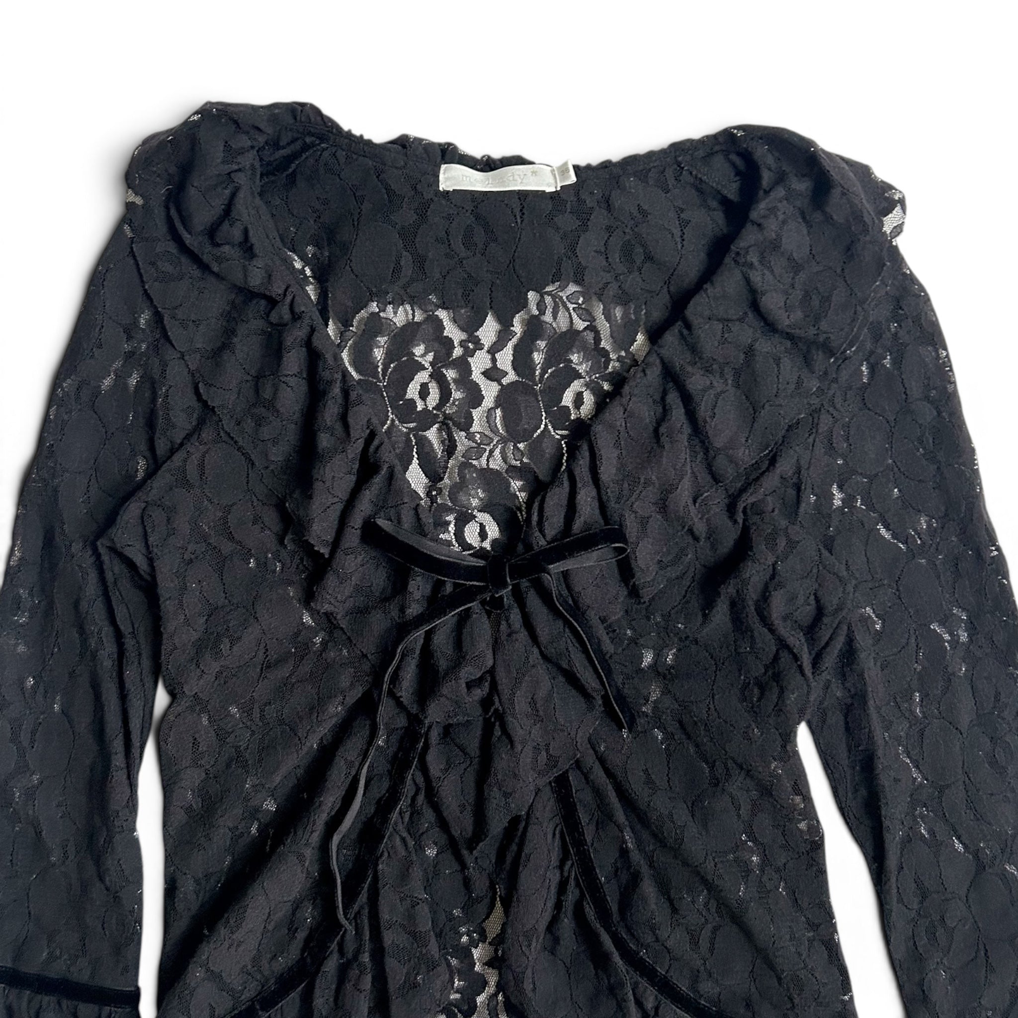 black lace bolero