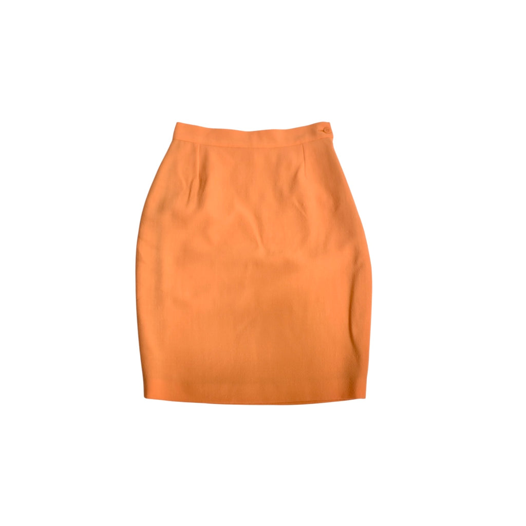 VERSUS orange tight skirts