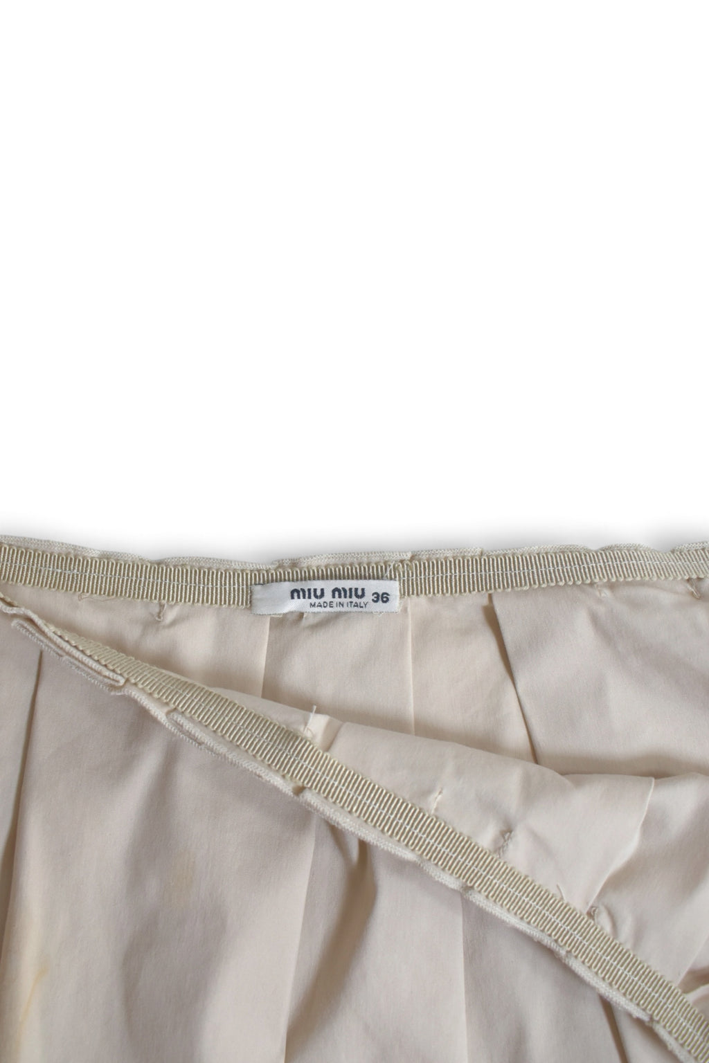 miumiu baige flare skirt