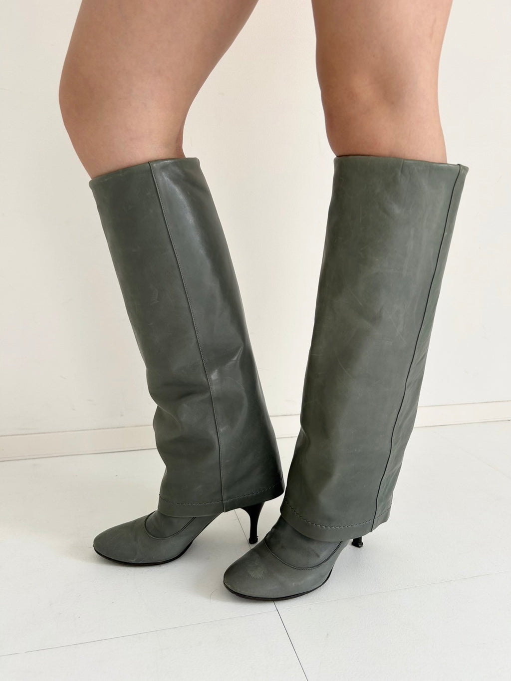 Marc Jacobs green boots