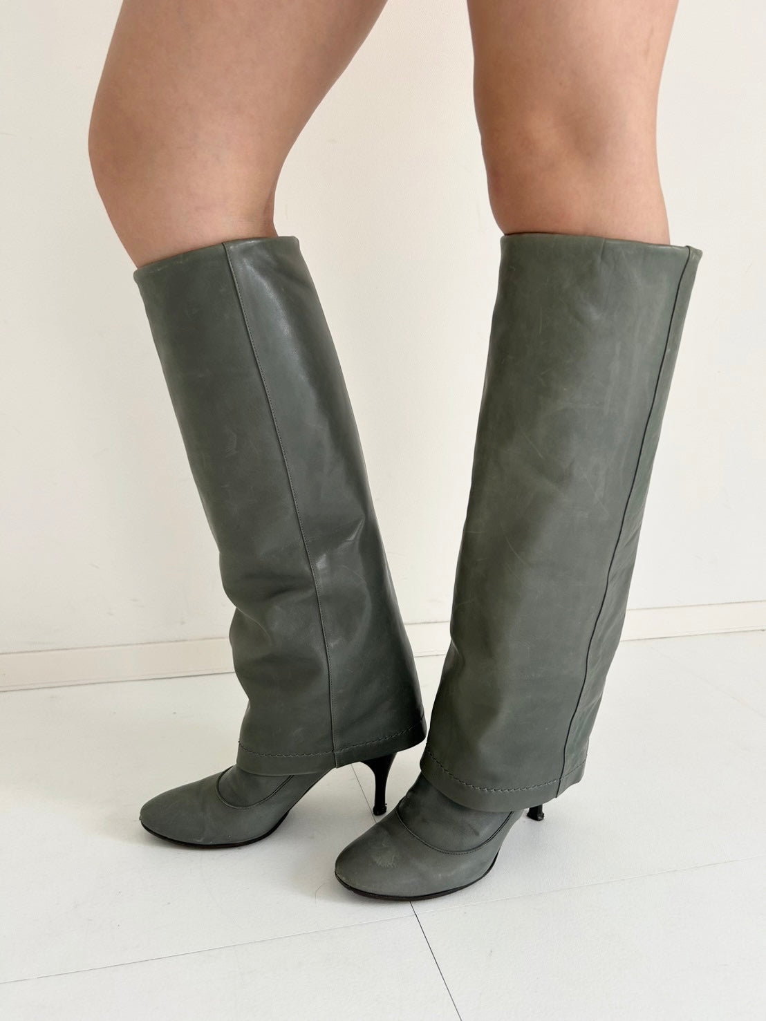 Marc Jacobs green boots