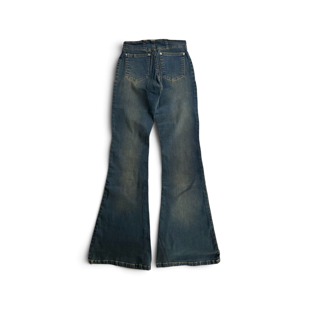flare denim pants
