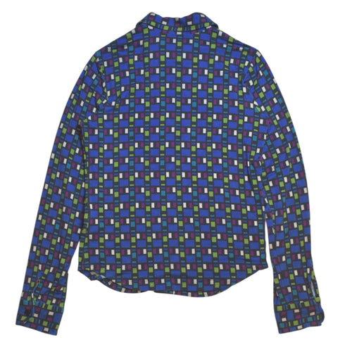agnes b. patterned cotton shirt