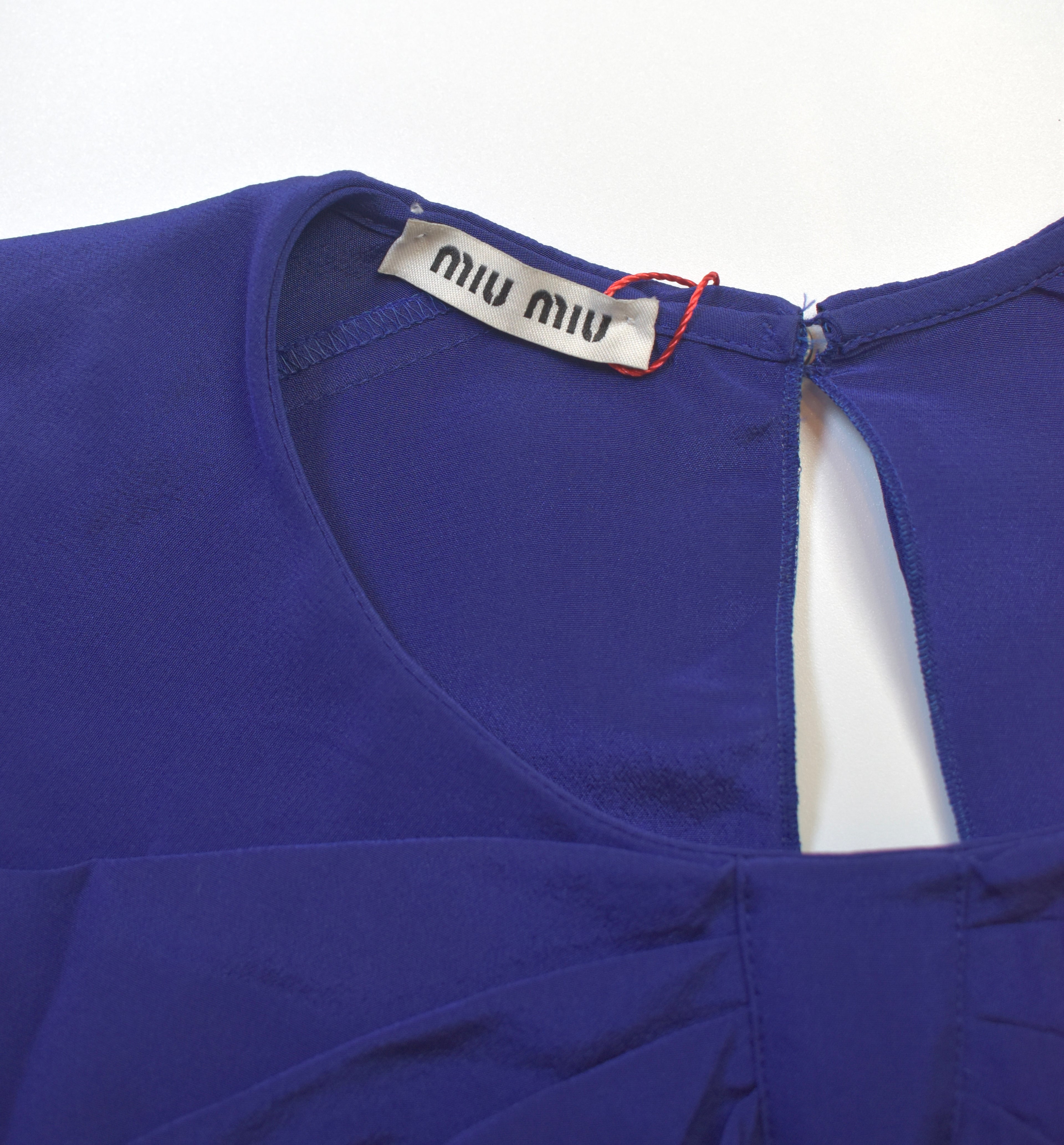 MIUMIU blue blouse