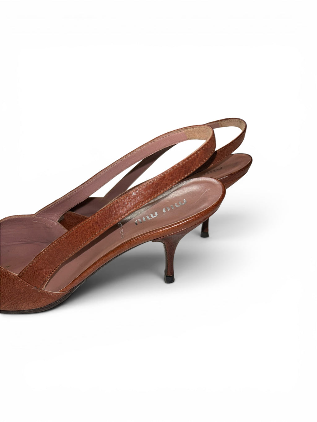 MIUMIU brown heel