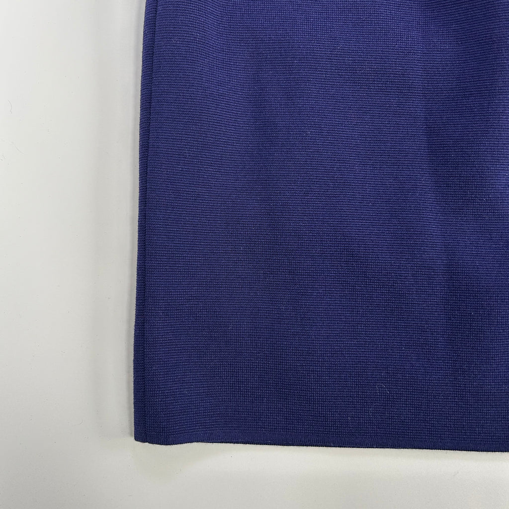 YSL navy knit skirt