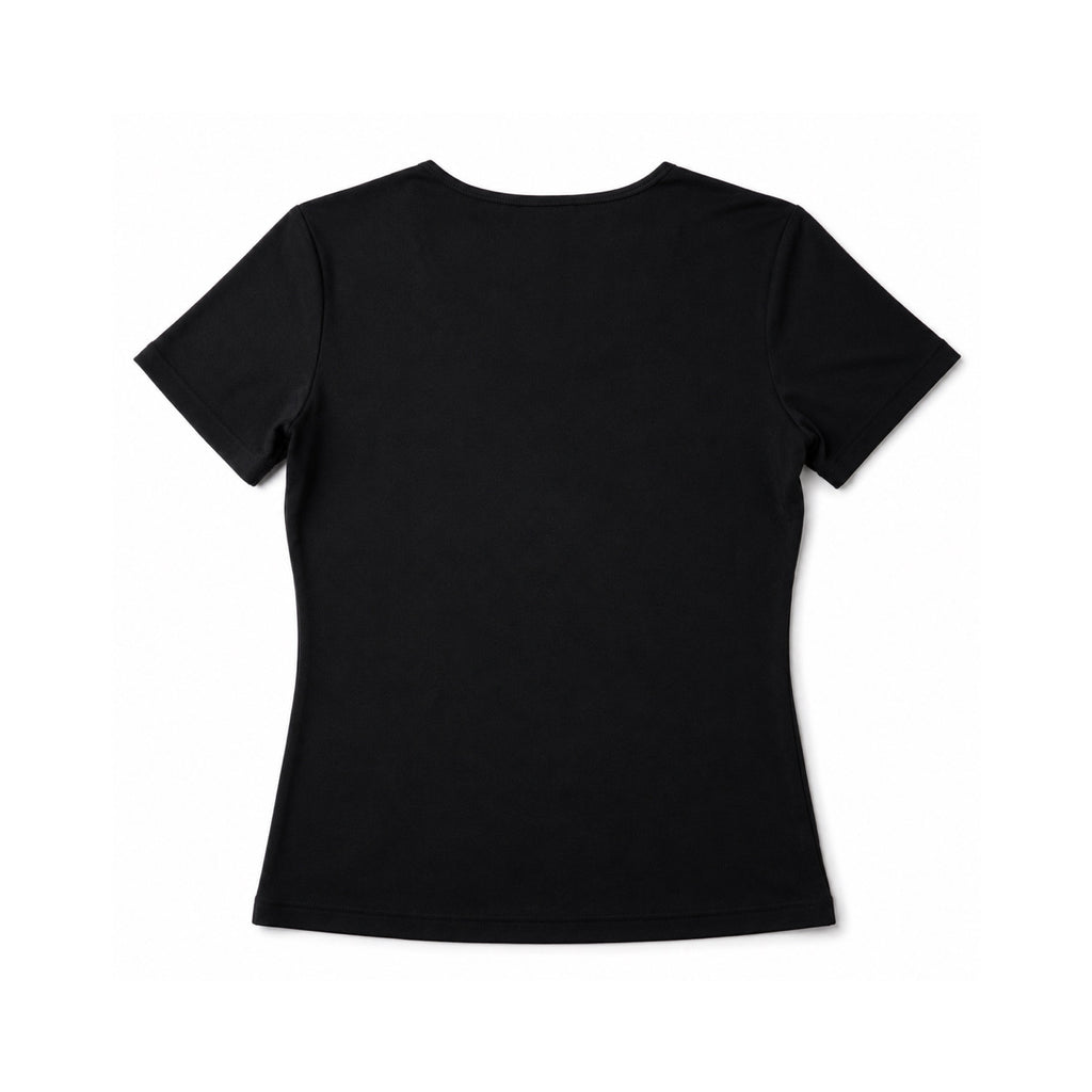 LANVIN black corsage top