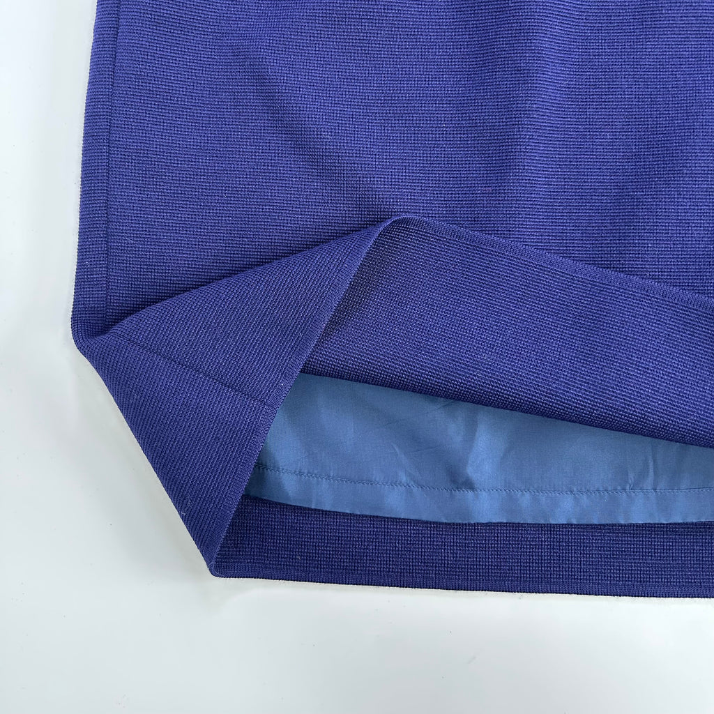 YSL navy knit skirt