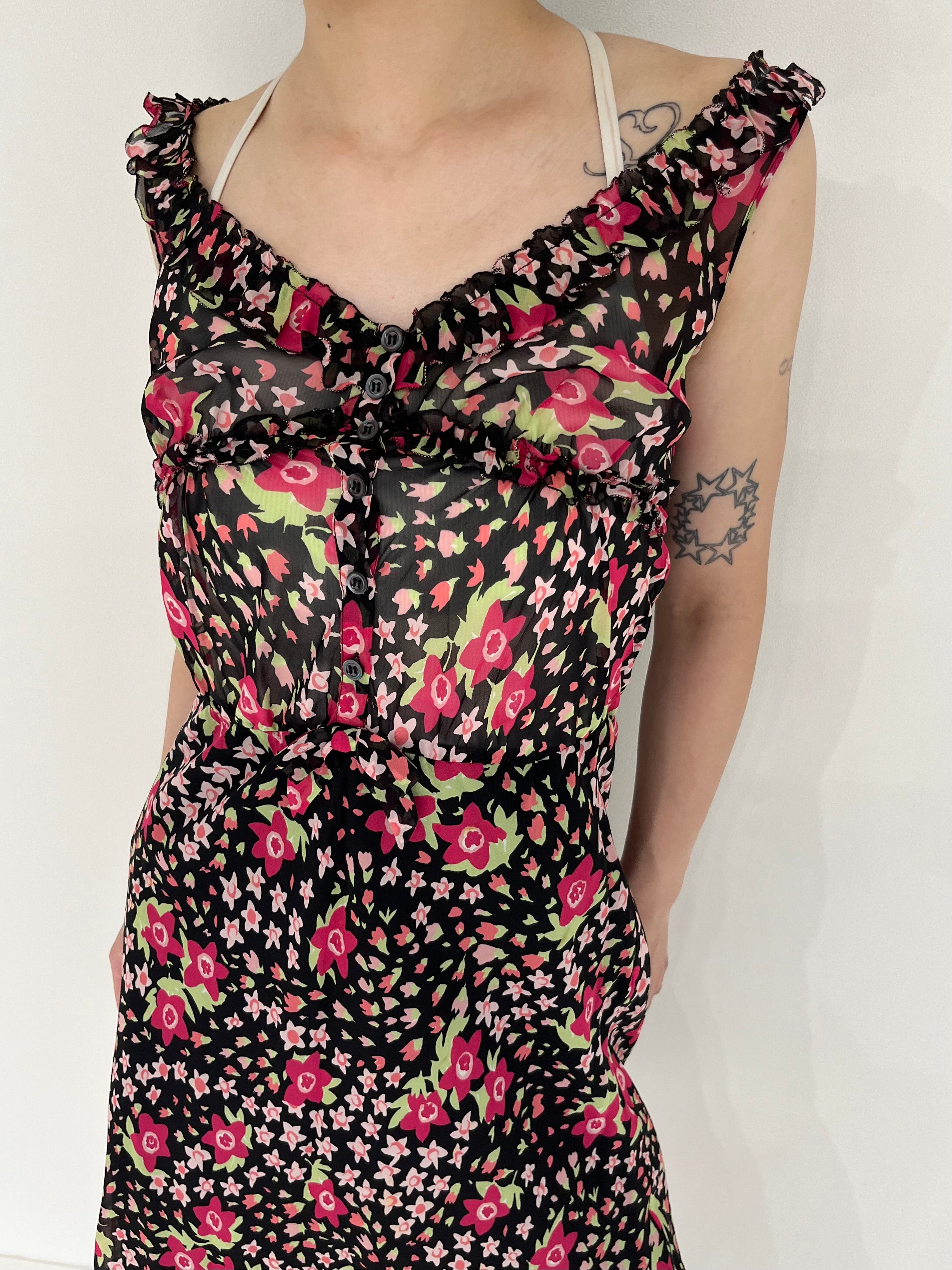 MOSCHINO flower dress