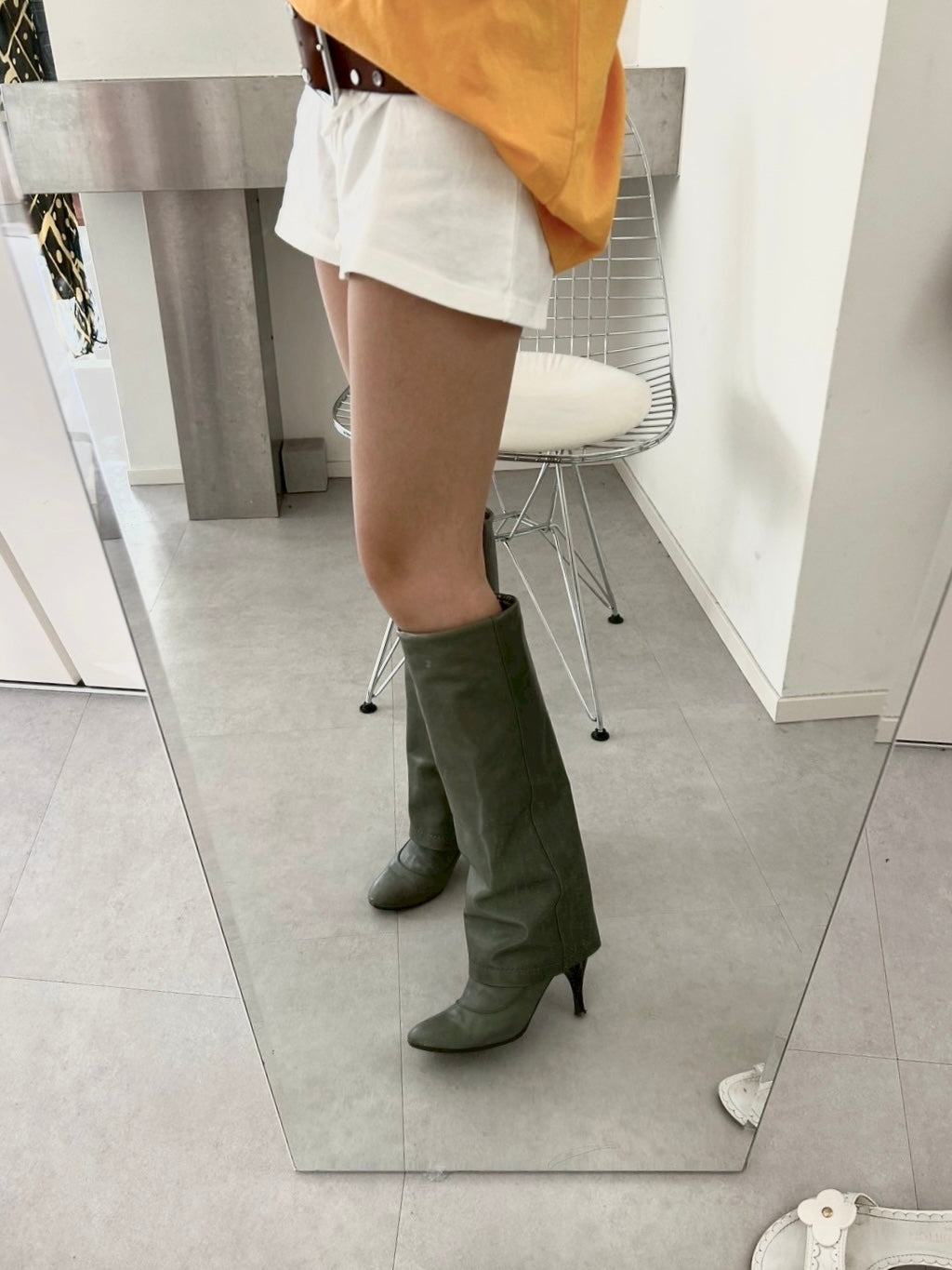 Marc Jacobs green boots