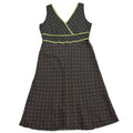 Neon brown dot dress
