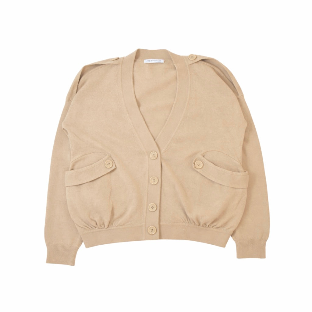 See by Chloe camel cardigan