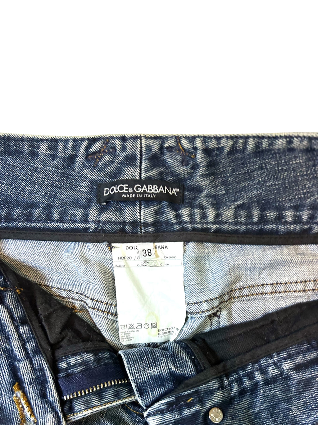 Dolce&Gabbana low waist denim pants