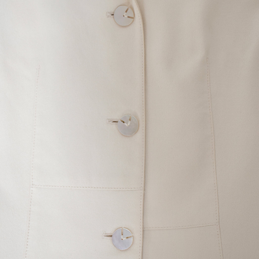 VALENTINO white tailored jacket