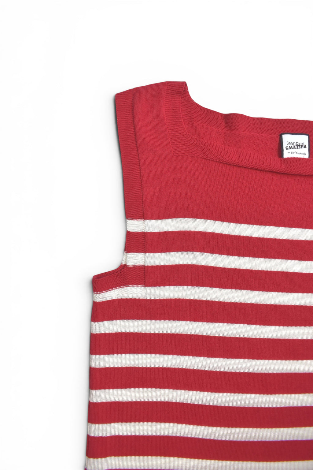 Jean-Paul Gaultier border tank top