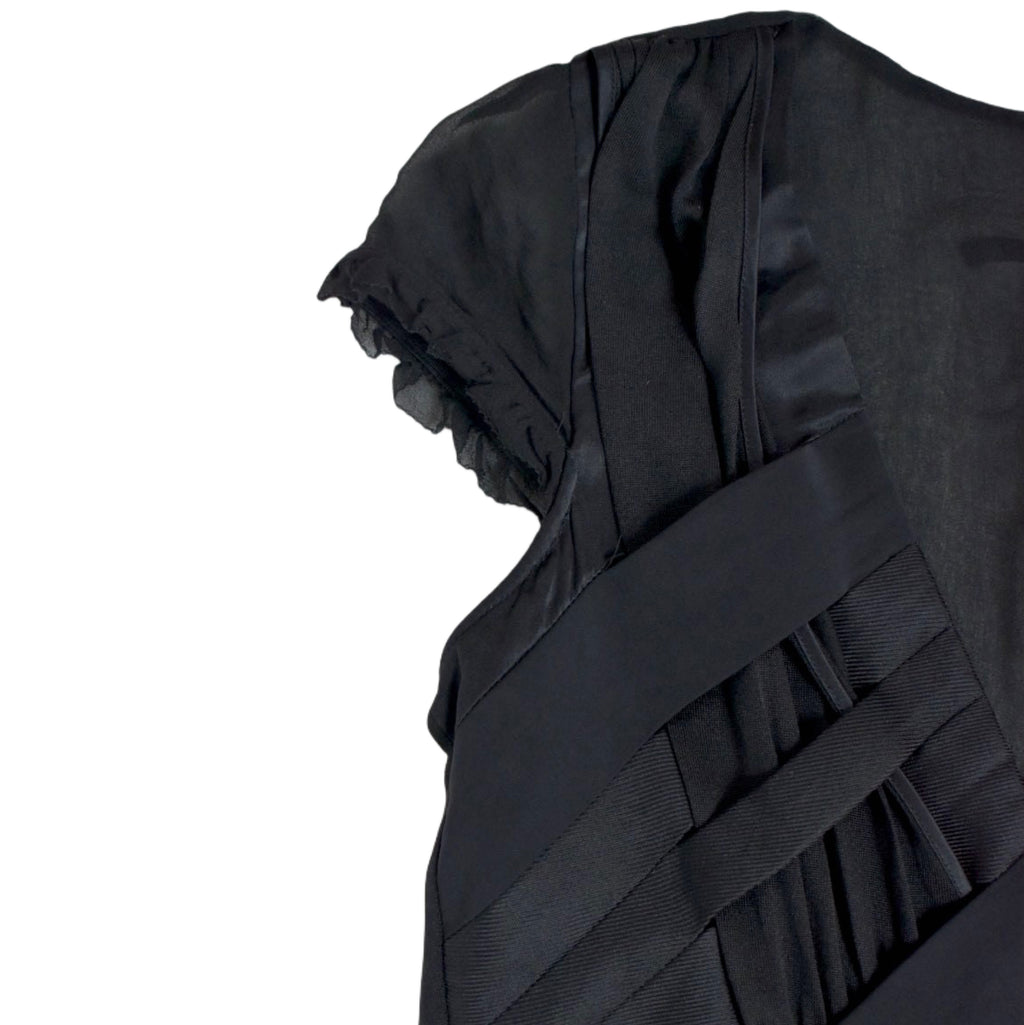 SPORTS MAX cocoon black dress
