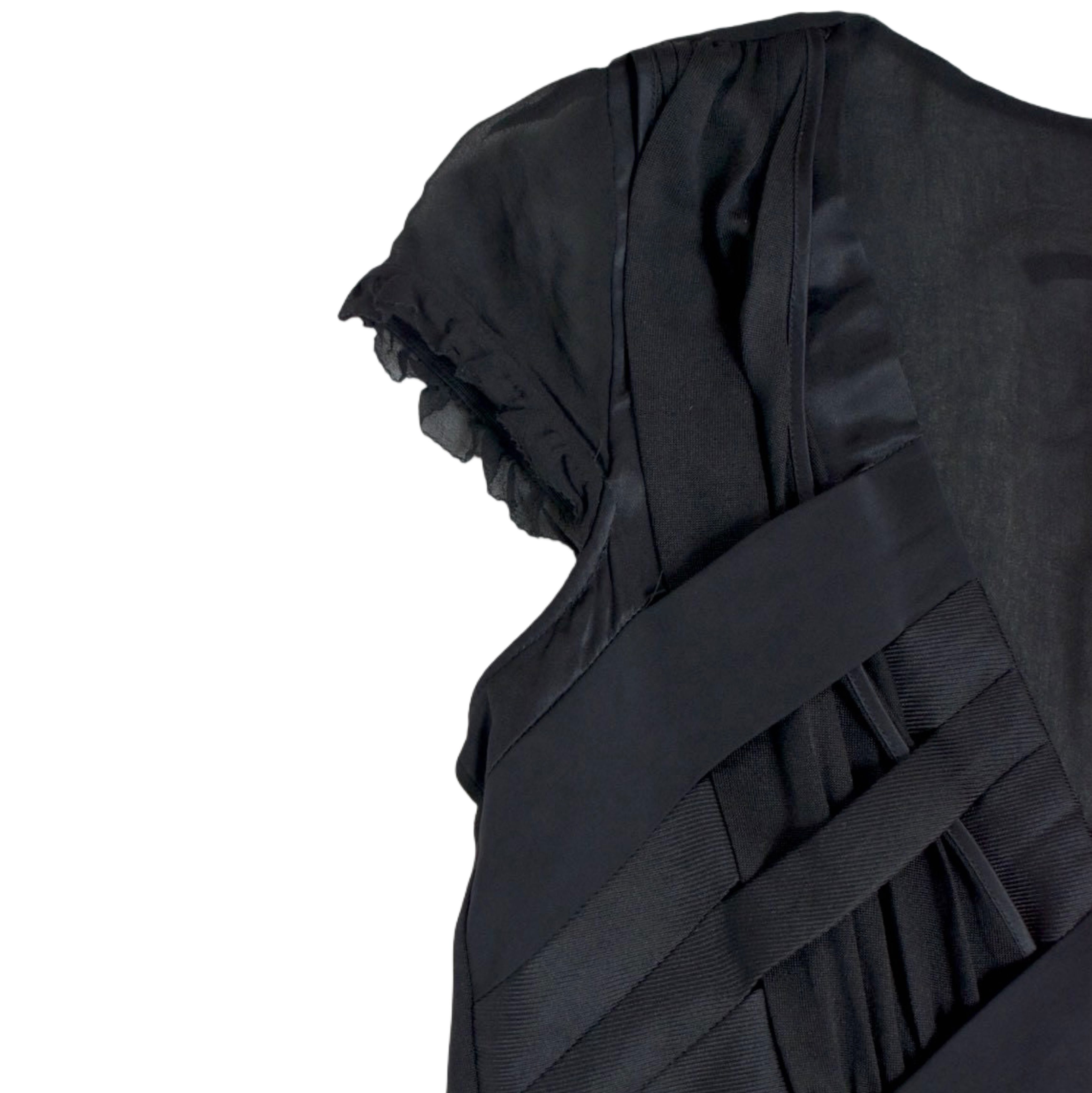 SPORTS MAX cocoon black dress