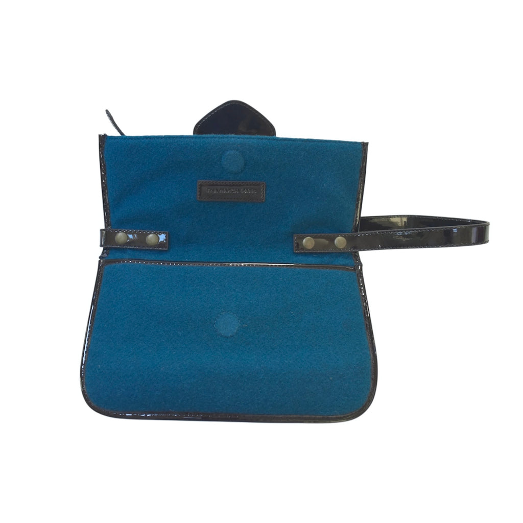 Green shoulder bag