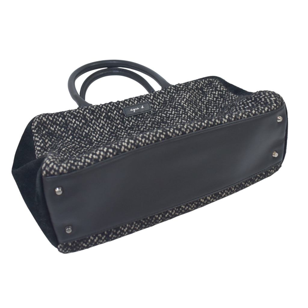 agnes b. wool hand bag
