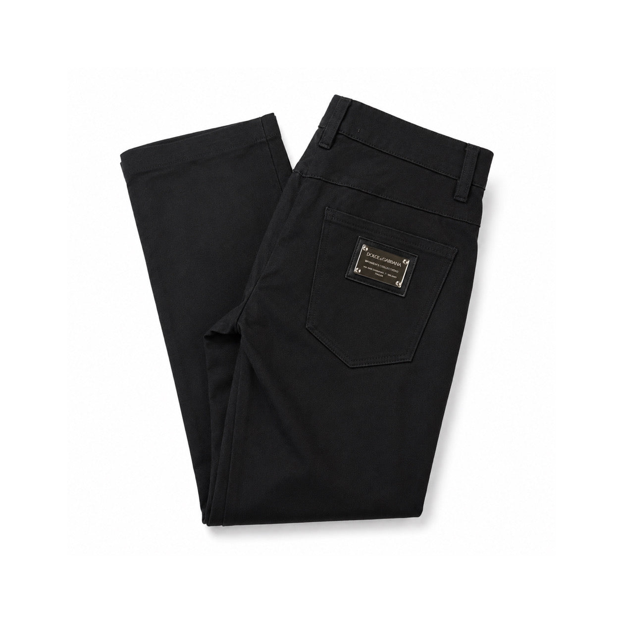 D&G balck denim pants