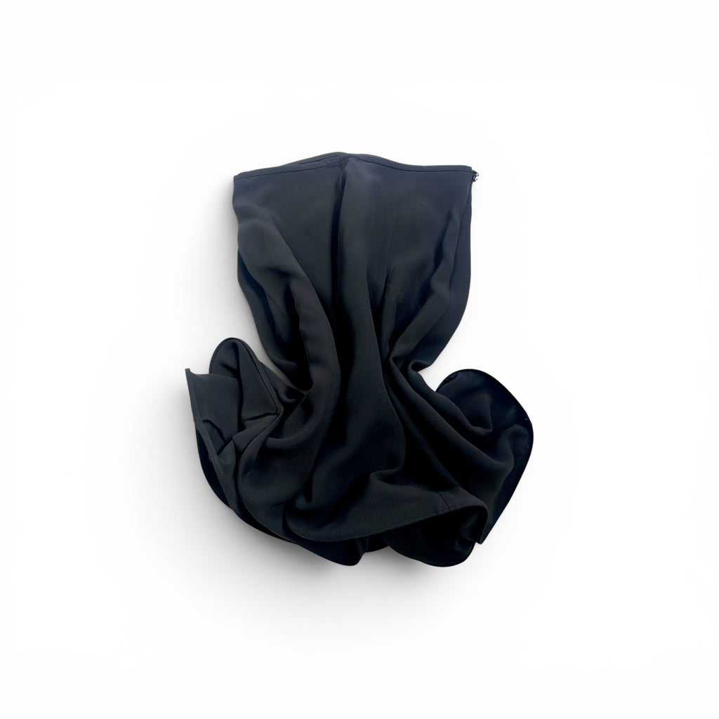 GIORGIO ARMANI black flare skirt