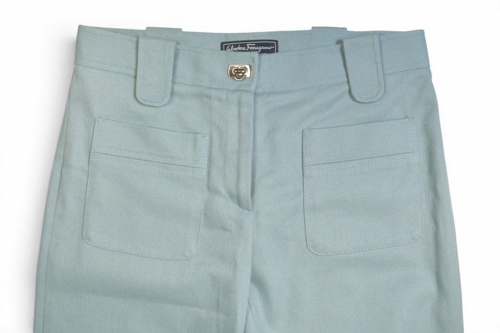 Salvatore Ferragamo sky blue pants