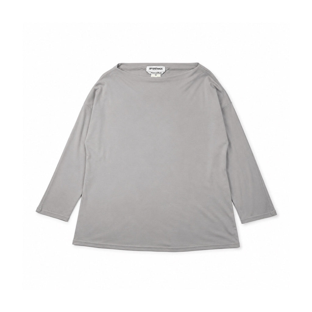 SPORT MAX  gray see-through top
