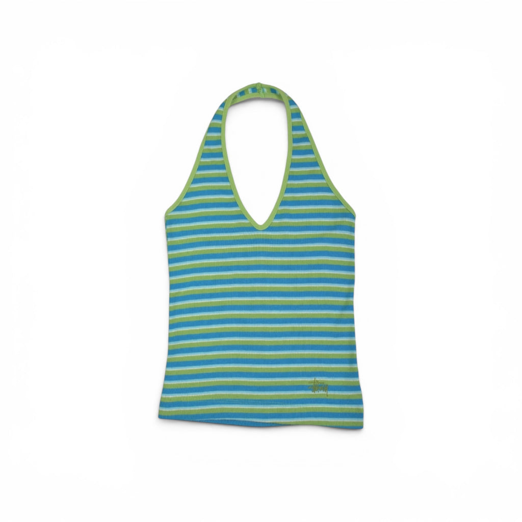 Stussy holter neck border top
