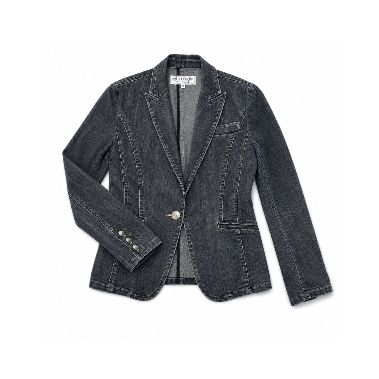 Vintage tailored denim jacket