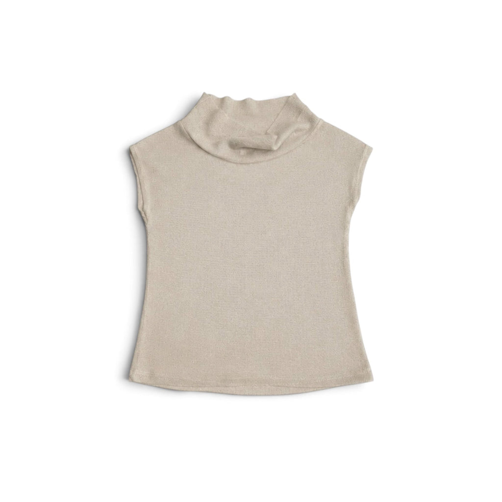 sparkly beige tank top
