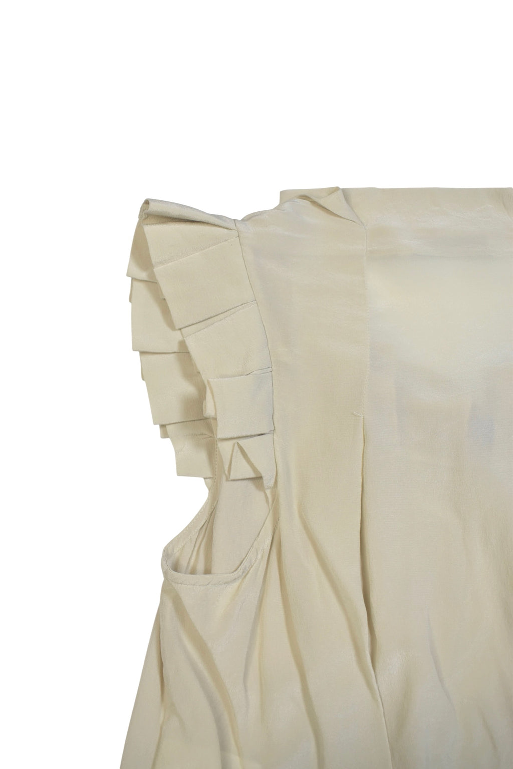 See by chloe silk frill top