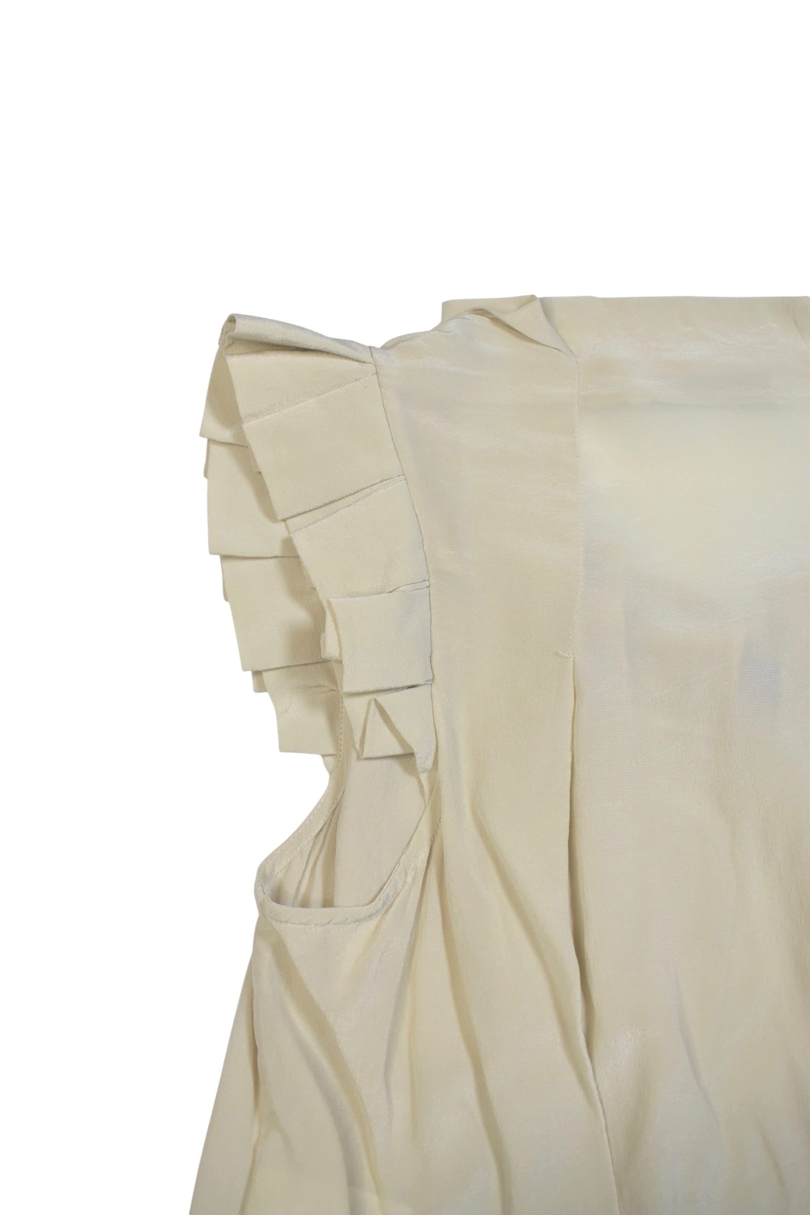 See by chloe silk frill top