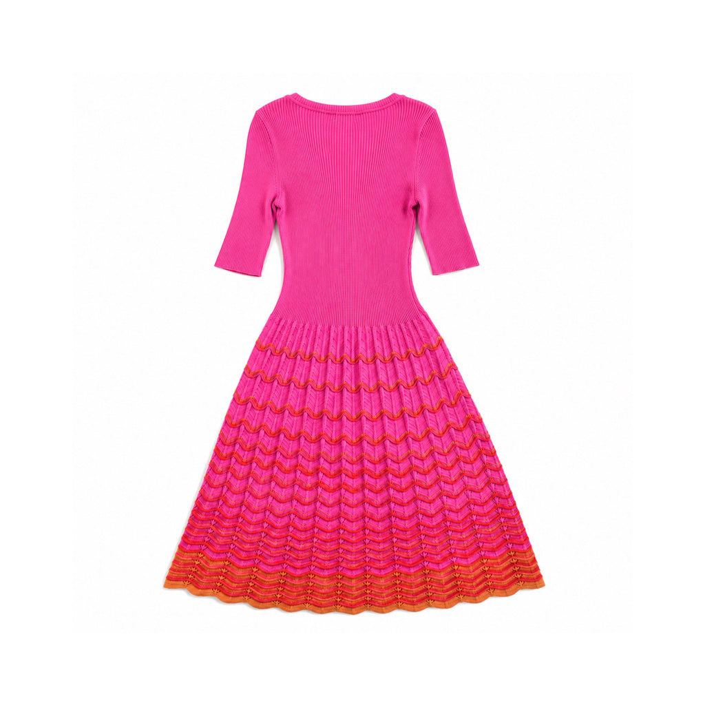 MISSONI pink knit dress