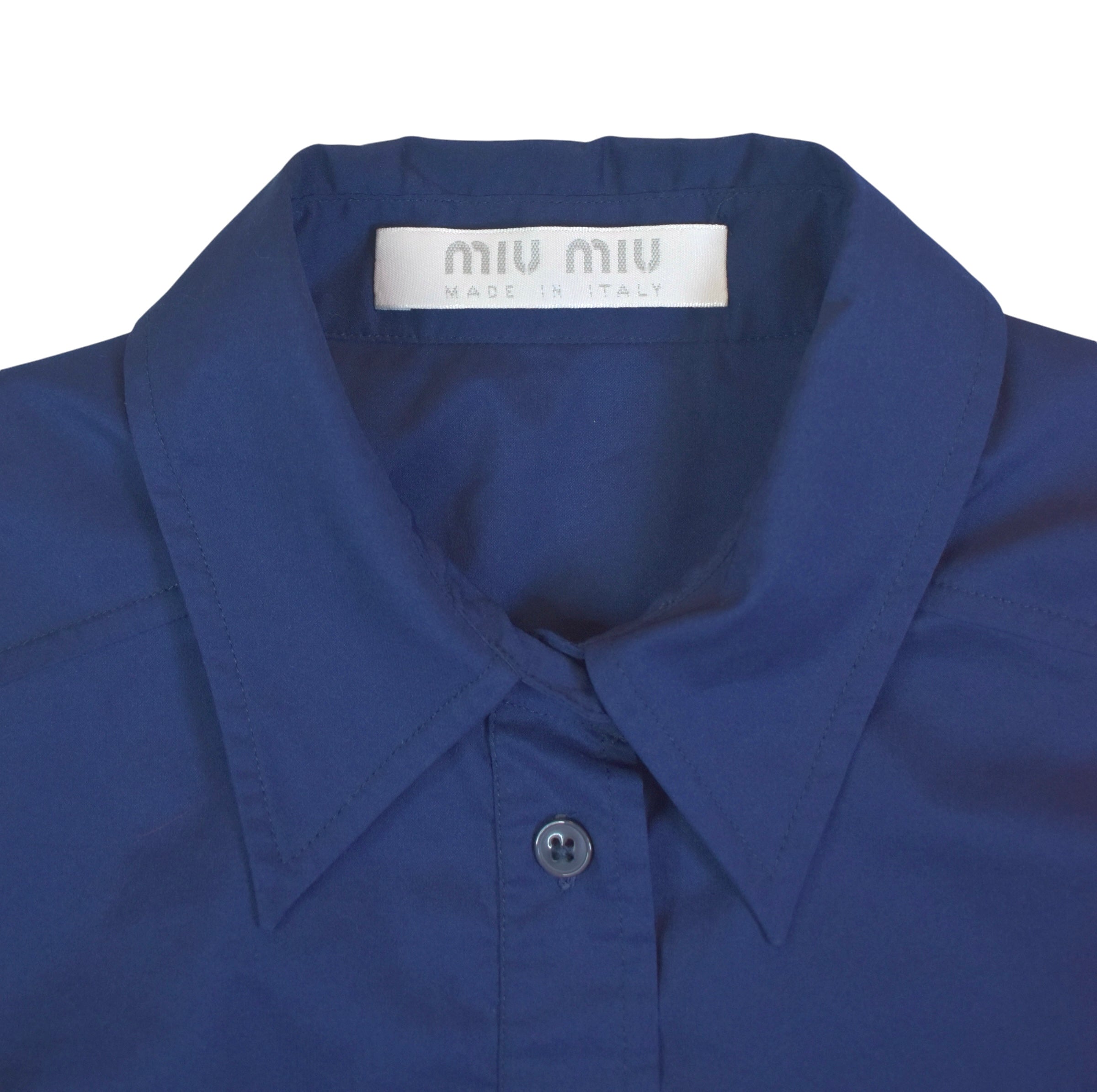 MIUMIU navy shirt