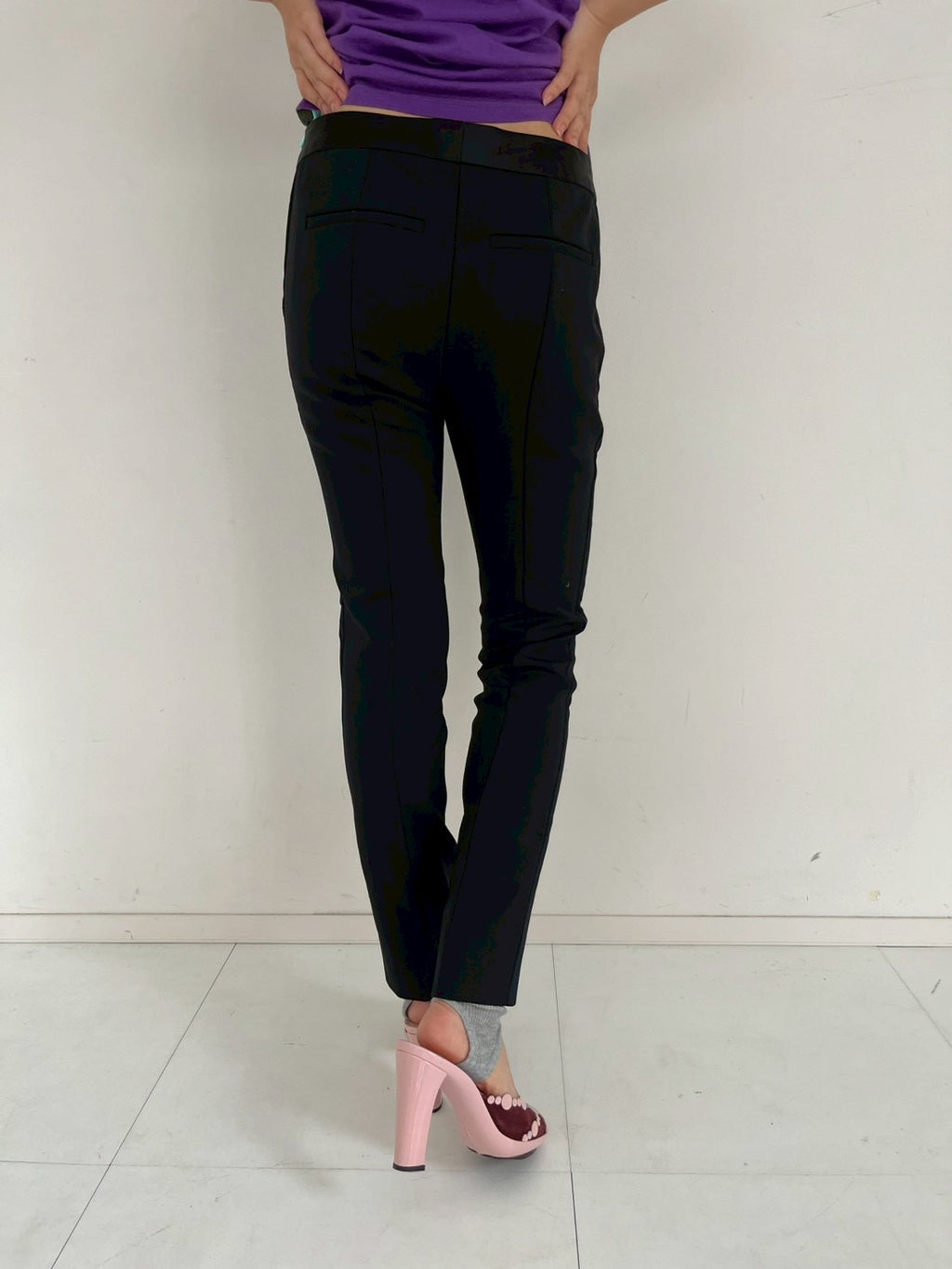 MIU MIU black line pants