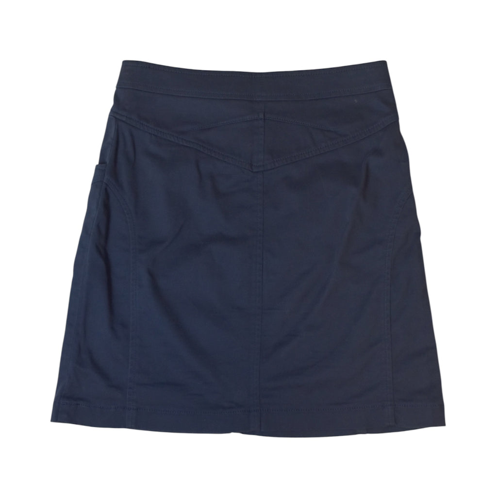 ARMANI JEANS navy box skirt