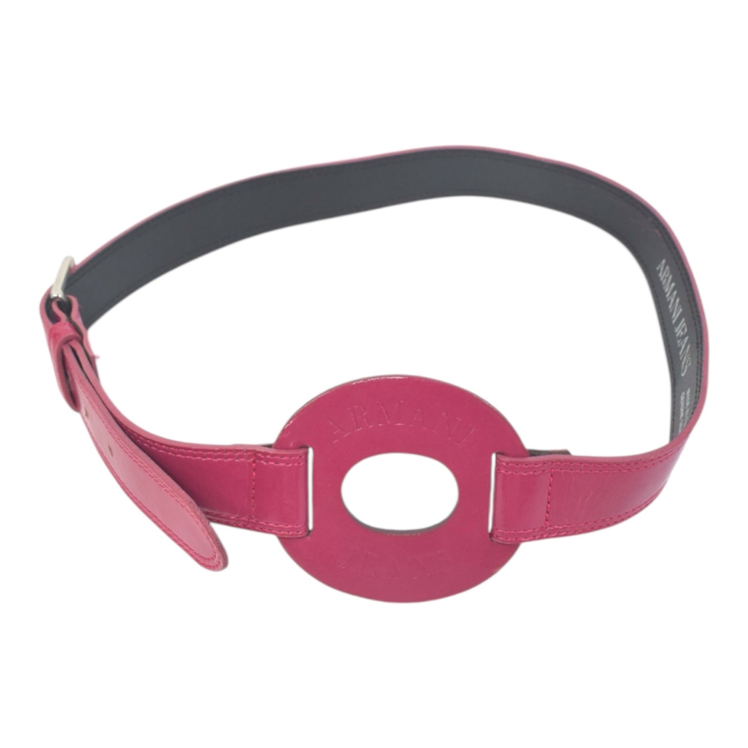 ARMANI Jeans pink circle belt