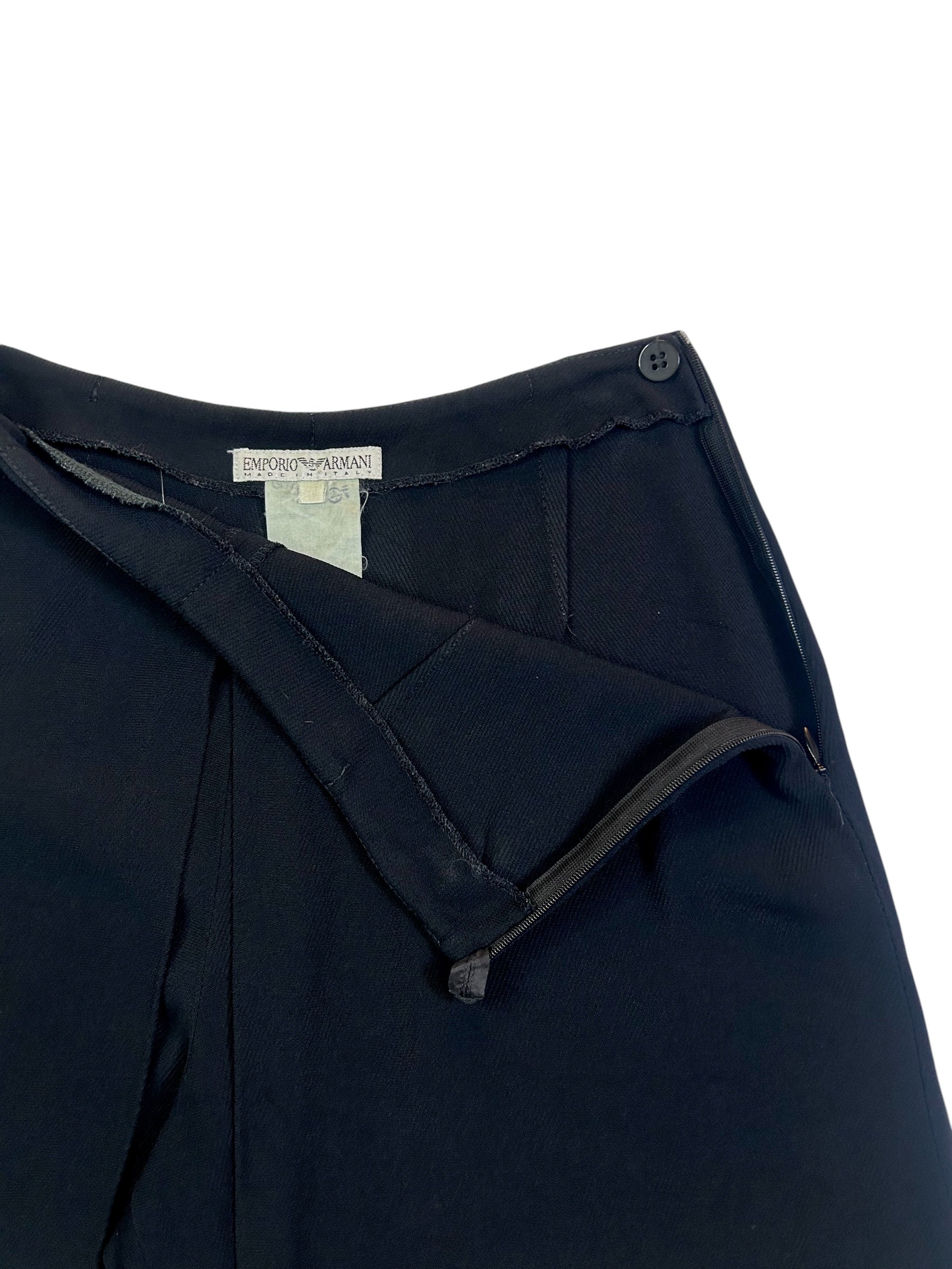 EMPORIO ARMANI black culotte