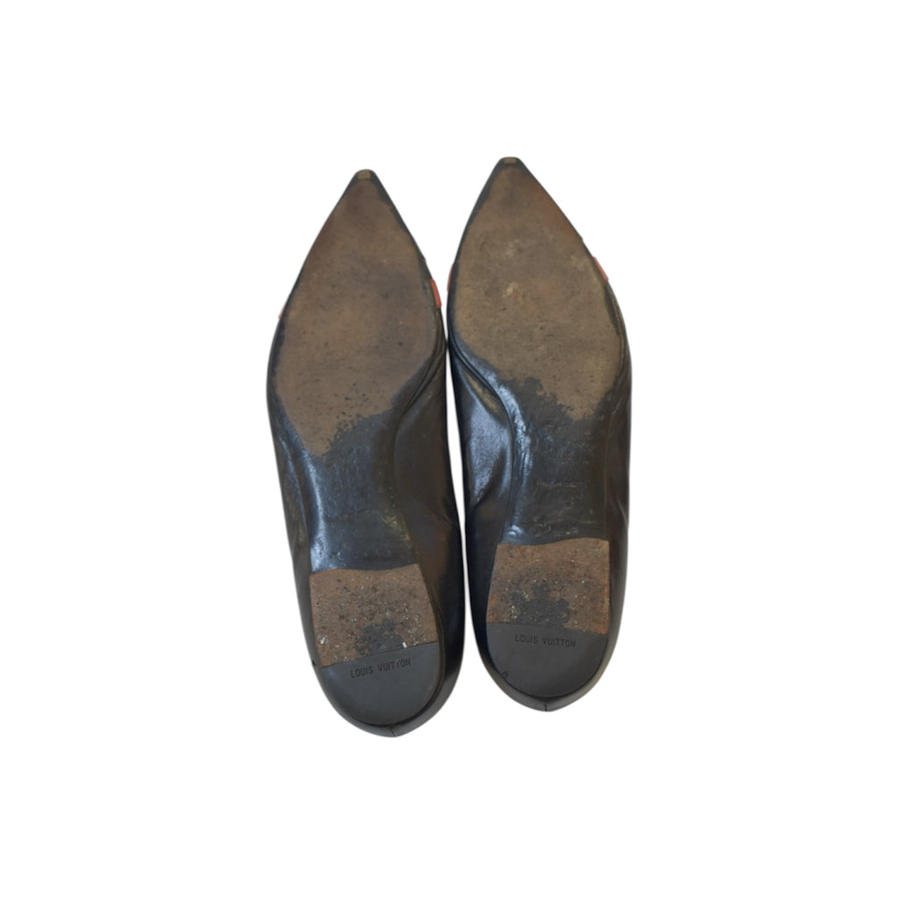 Louis Vuitton flower flat shoes
