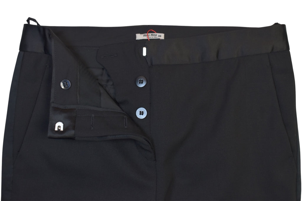 MIU MIU black line pants
