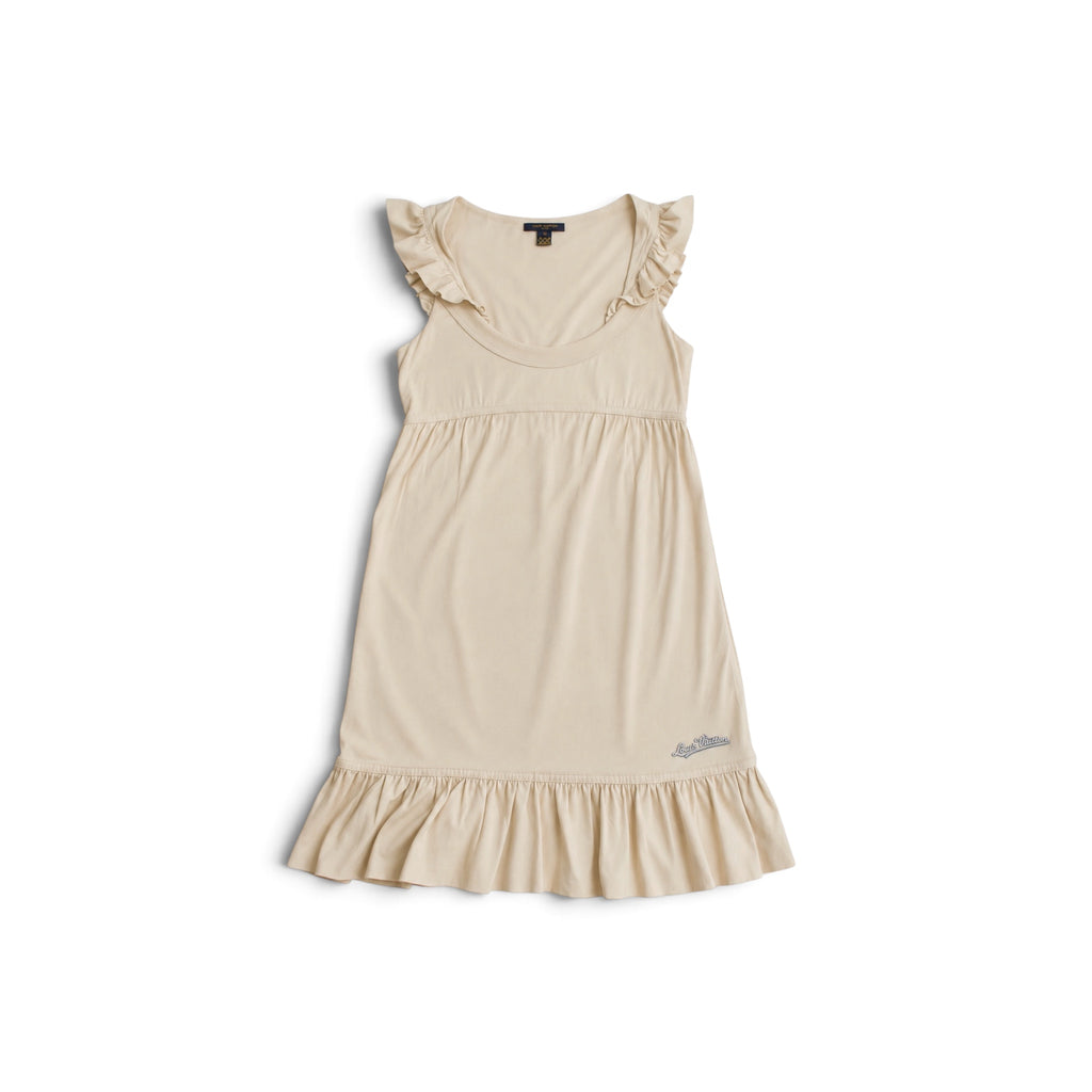 LOUIS VUITTON beige dress