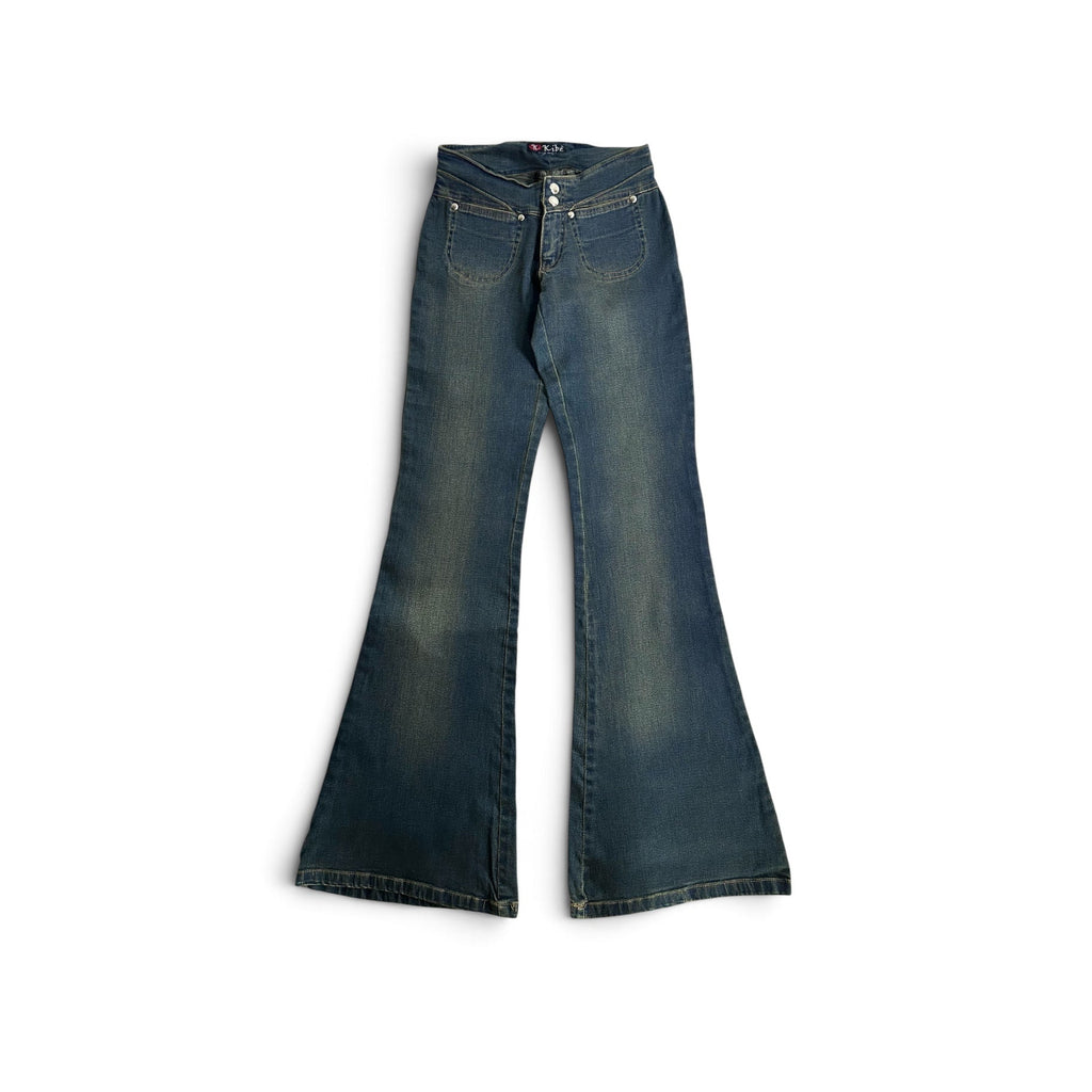 flare denim pants