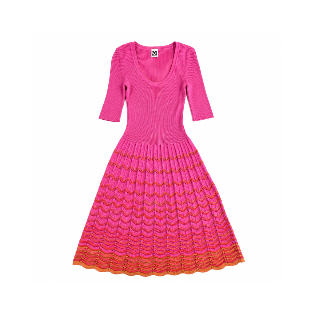 MISSONI pink knit dress