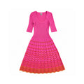 MISSONI pink knit dress