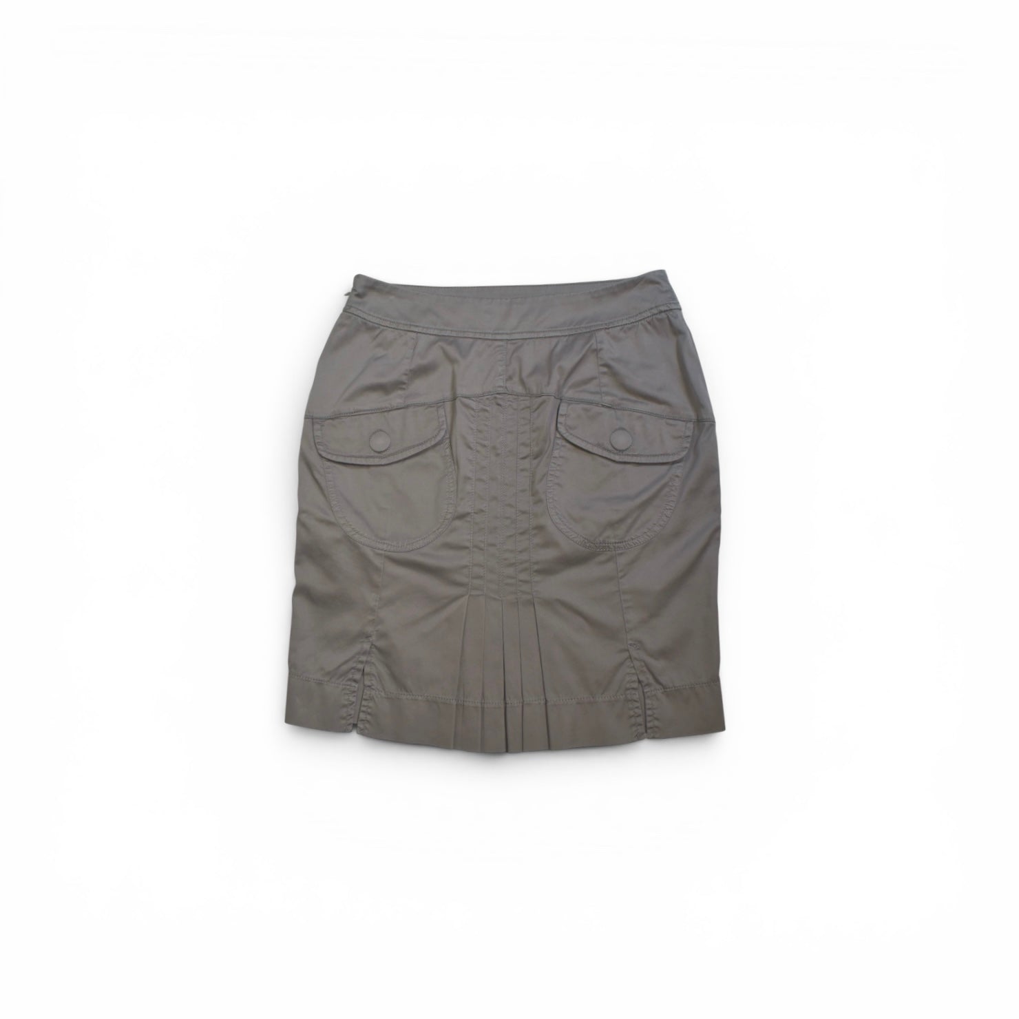 EMPORIO ARMANI khaki pocket skirt
