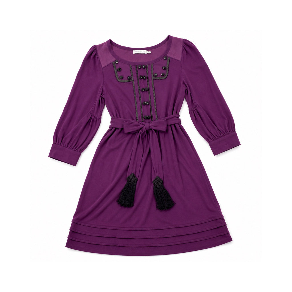see by chloe purple dress