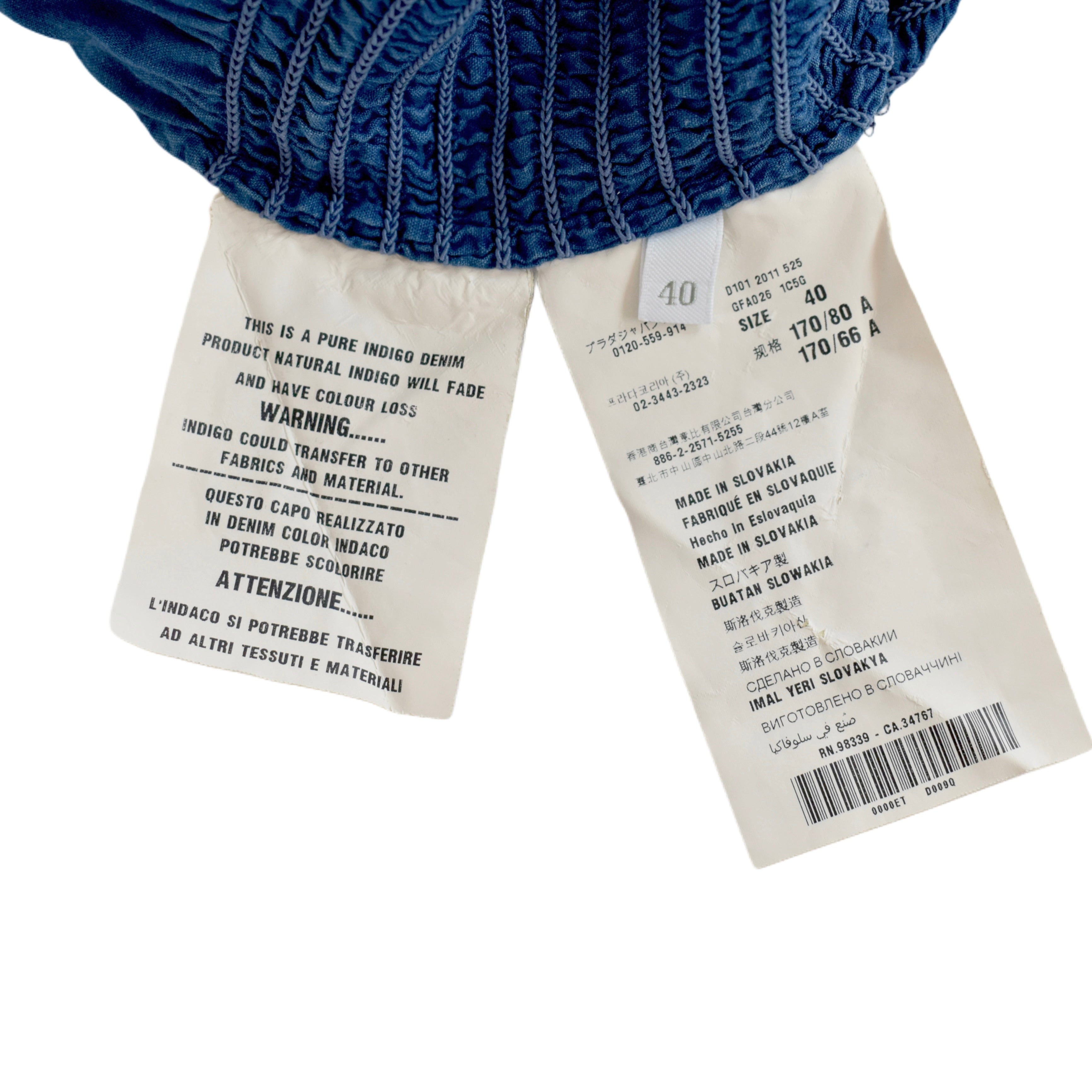 PRADA denim dress