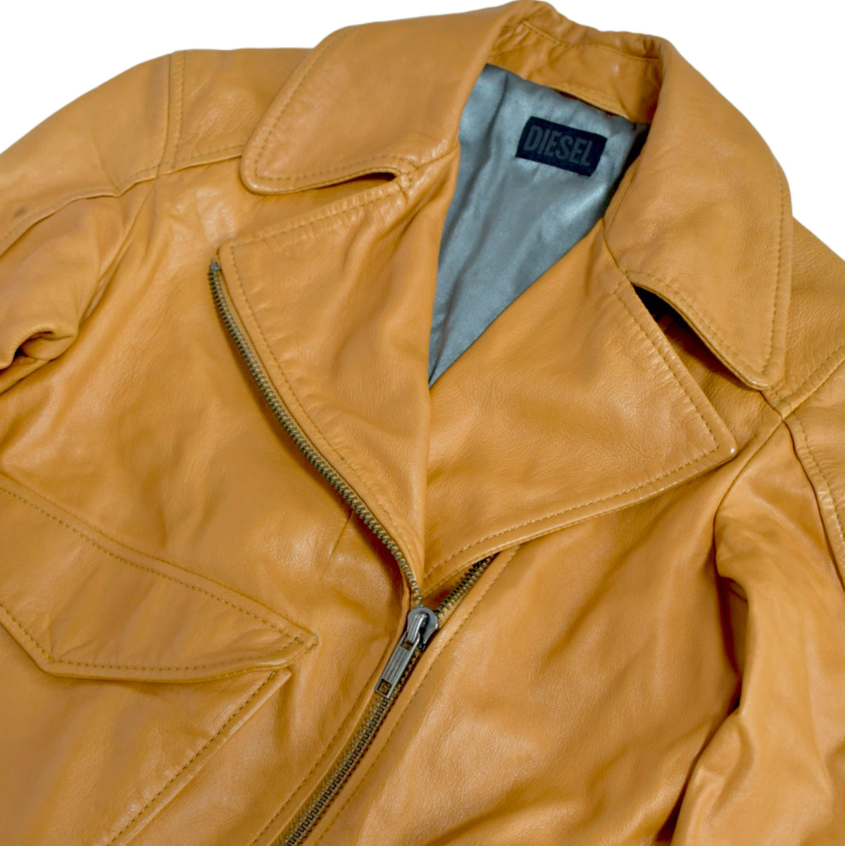 DIESEL light brown riders jacket