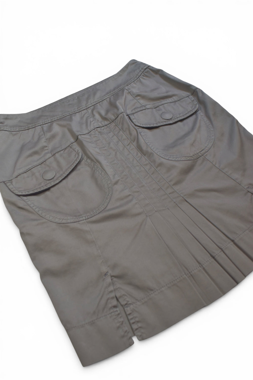 EMPORIO ARMANI khaki pocket skirt